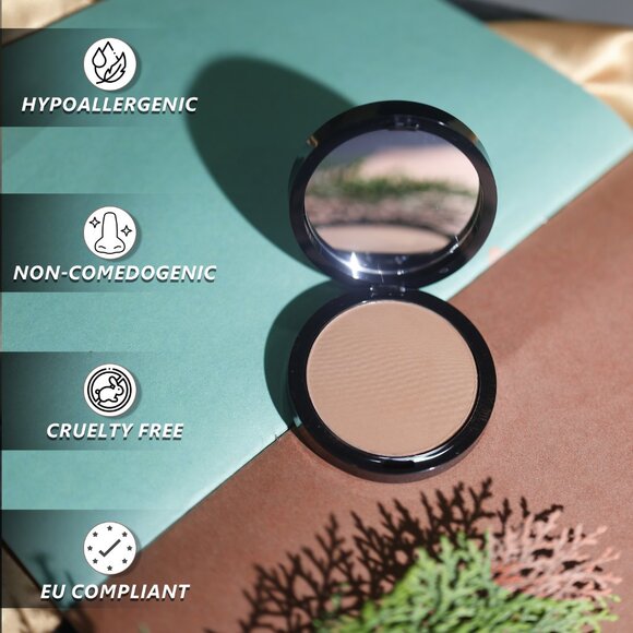 Brown Bronzer and Contour Compact with Smooth Texture - Picture 6 of 15